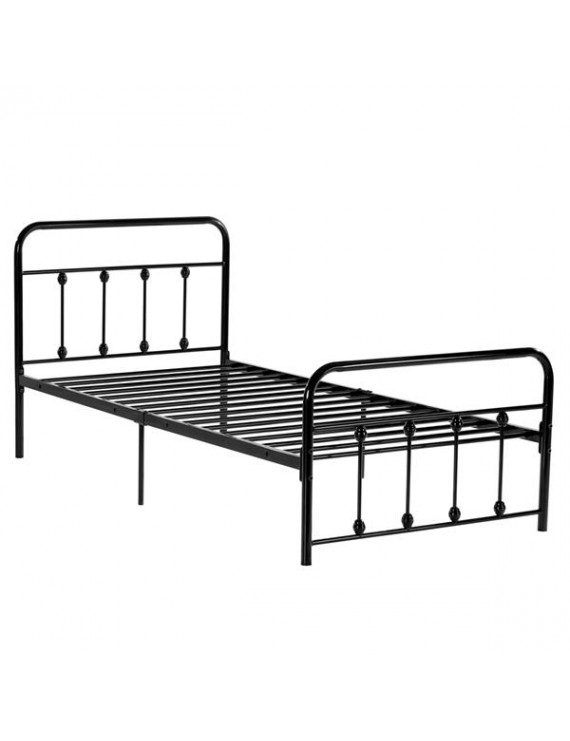 3FT Barbells Bedhead Decoration Iron Bed Black