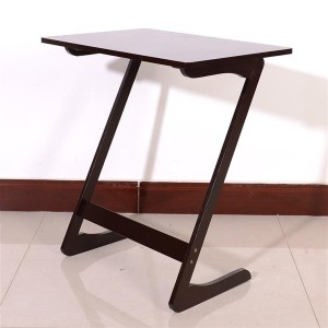 60x40x65cm Z-shaped Bamboo Sofa Side Table Coffee