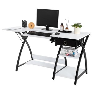 Oshion SCT-57 Sewing Machine Table Cutting Table Worktable Computer Table- White