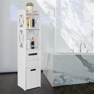 Waterproof Bathroom Cabinet Shelf Cupboard Bathroom Storage Organizer for Home